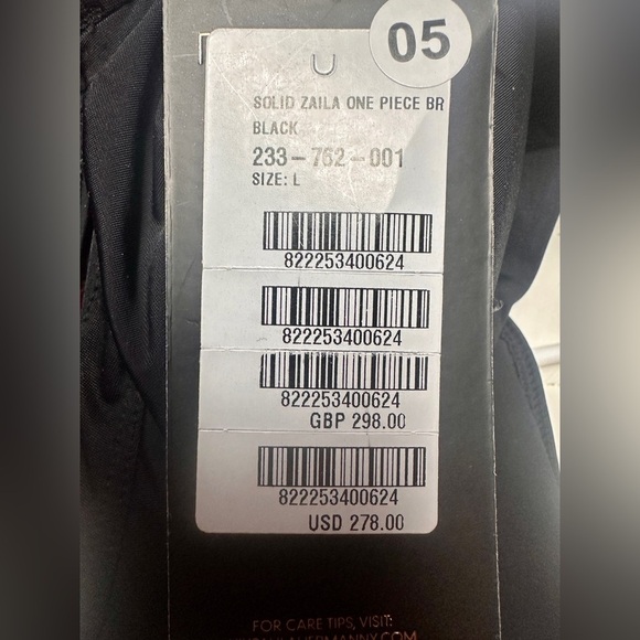 VIX ZAILA Solid Brazilian One-Piece Size Large NWT sexy, strapy bathing suit - Picture 7 of 8